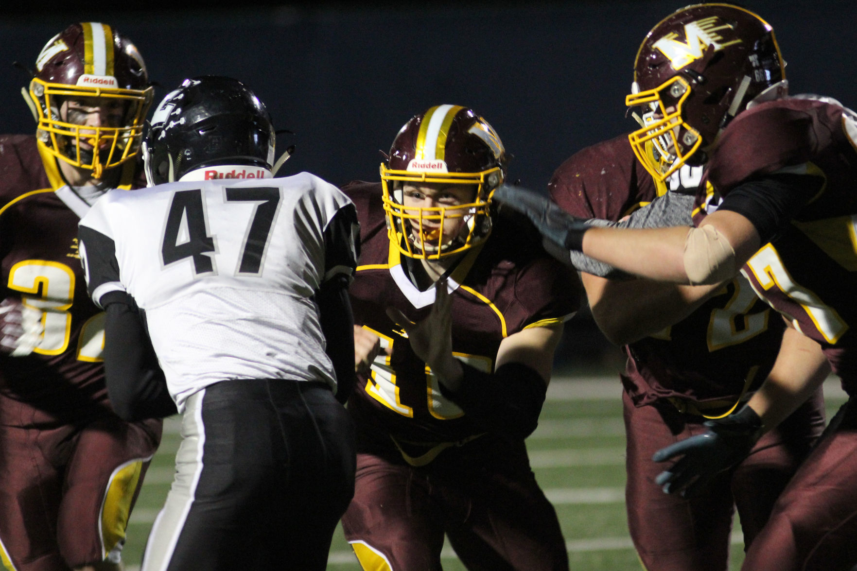 Lakeland at Menomonie football 10-25-19